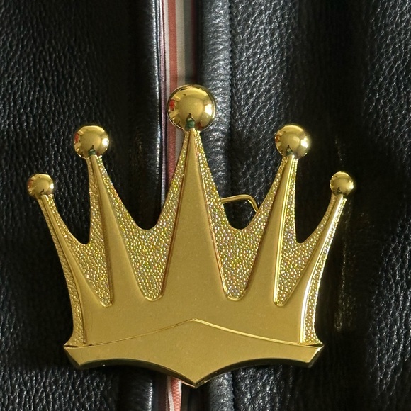 HEAVY Leather jacket- BULL HIDE and (faux) zebra hair - Picture 13 of 16